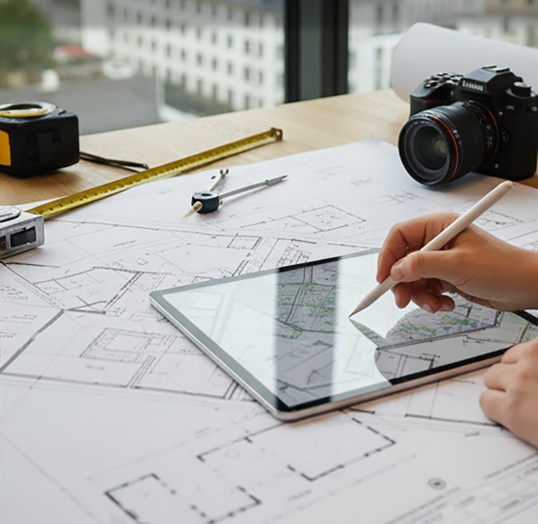 Architektur – Planung am Tisch